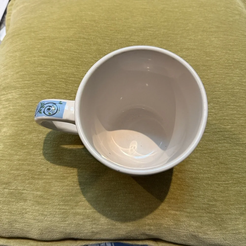 Debra Valencia Blue Harbor Oversized Coffee Mug with Owls